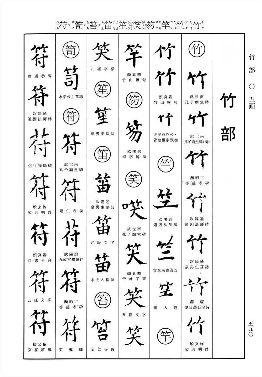 唐楷書字典 - 株式会社二玄社