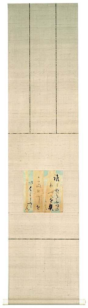 K14-2　竹幹図［本阿弥光悦書・伝俵屋宗達下絵／五島美術館蔵］